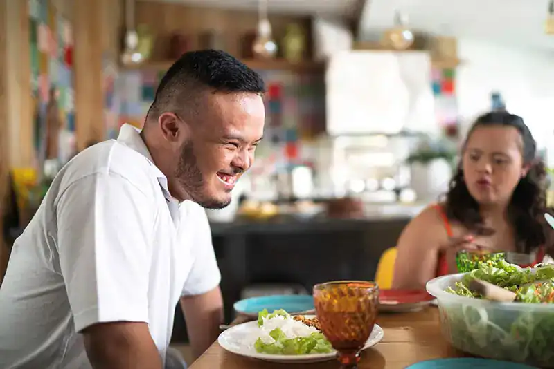 Empowering Weight Loss: A Comprehensive Guide for Individuals with Disabilities 2 Image of a disabled man and balance around nutrition to aid weight loss Sutton Coldfield