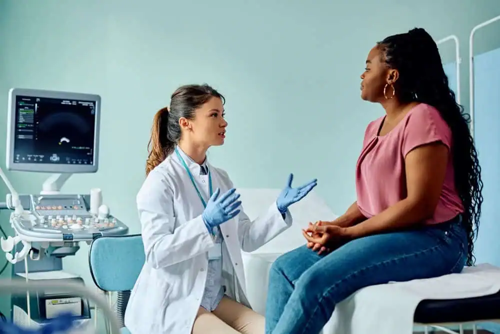 Rejuvenating Intimacy: Exploring Surgical Solutions for Vaginal Laxity 1 Woman have consultation about vaginal laxity Sutton Coldfield